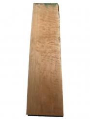 Muschel Ahorn Holz quilted maple Tonholz 84x22cm 46/49mm 