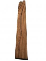 Zebrano Holz Epoxid drechseln 148x16-19cm x 49mm 