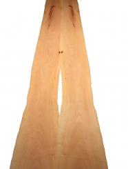 Birnbaum Furnier Holz Birnenfurnier 4W 300x26-31cm 2 Blätter 