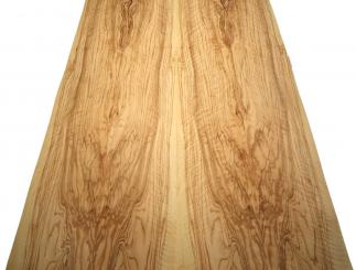Oliven Furnier Olivenholz Riegel Curly 3E 160x29-31cm 2 Blätter 