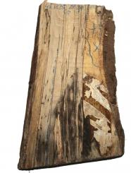 Gestockte Buche Holz Baumscheibe Brett 45x18-25cm x 28-30mm 