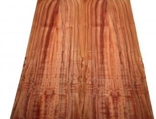 Indischer Apfelbaum Riegel Furnier Tineo 1D 97x20-21cm 4 Blätter Curly 