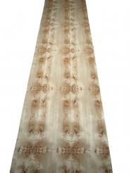 Pappel Maser Wurzelholz dünnes Furnier mit Papier 250x60-63cm V7 