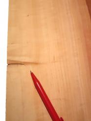 Birnbaum Furnier Holz Birnenfurnier 2Y 122x19-22cm 4 Blätter 
