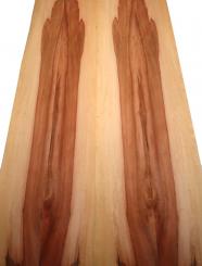 Birnbaum Furnier Holz Birnenfurnier 2Y 147x20-22cm 4 Blätter 