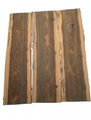 3x Ziricote Holz Zirikote Edelholz Ciricote 76x19-22cm x 7-9mm 