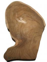 Teak wilde Baumscheibe Teakholz Massivholz 41x28cm x 58mm 