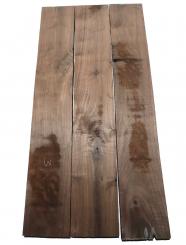 3x Nussbaumholz Walnussholz Brett 96x15,5cm x 22-24mm T7 