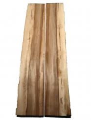 2x Satin Nussbaum Holz Amberbaum 106x18-19cm x 48-49mm 