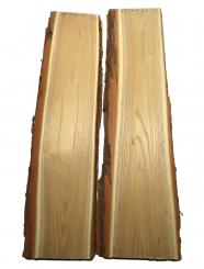 2x Robinienholz Akazienholz DIY Holz Akazie 78x17-20cm x 29mm 