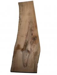 Walnussholz Brett Nussbaumholz wormy 144x33-40cm x 31mm 