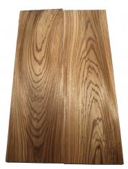 2x Zebrano Holz Brett Zebrawood rustikal 90x28cm x 22mm 