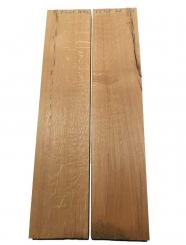 2x Eichenholz Brett Eiche Holz DIY 73x15,5cm x 46mm 