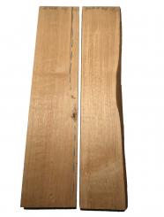 2x Eichenholz Brett Eiche Holz DIY 70x14-16cm x 46mm 