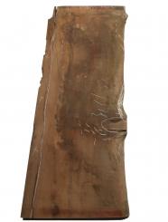 Eibenholz Eibe Holz drechseln rustikal 110x38-43cm x 50mm 