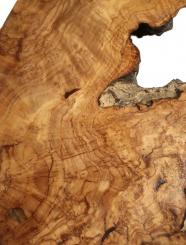 Oliven Wurzelholz Olivenbaum Maser Holz 39x17-30cm x 23-26mm 