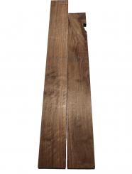 Nussbaum Riegel Holz Tonholz curly 101x11-13,5cm x 22-24mm 