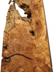 Oliven Wurzelholz Maser Epoxid Holz Drechseln 40x15,5cm x 79-80mm 