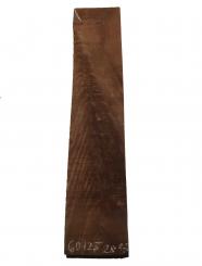 Nussbaum Holz Pyramide Maser geriegelt 60x12,5cm x 28mm 