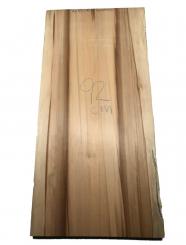 Satin Nussbaum Holz Amberbaum Bohle 92x43cm x 44-48mm 