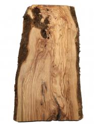 Oliven Holz Olivenholz Baumscheibe 73x34-40cm x 47-51mm 