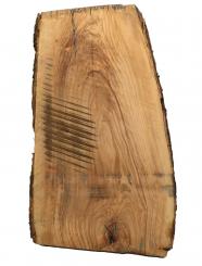 Oliven Holz Olivenholz Baumscheibe 62x31-35cm x 41-44mm 