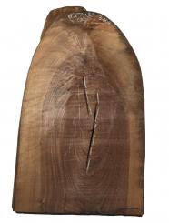 Nussbaumholz Walnussholz Nussholz 65x14-38cm x 37-44mm 