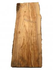 Oliven Holz Olivenholz Baumscheibe 78x29-32cm x 49-50mm 