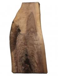 Nussbaum Riegel Holz Tonholz curly 84x25-36cm x 37-45mm 