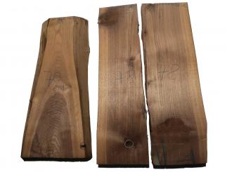 Nussbaumholz Walnussholz Nussholz 70x26-32cm x 47mm 
