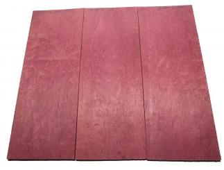 Amarant Pommele Holz Purpleheart wood 88x33,5cm x 22mm 