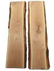 2x Robinienholz Akazienholz DIY Holz Akazie 67x16-18cm x 29mm 