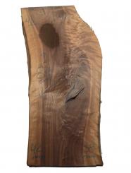 Nussbaumholz Walnussholz Nussholz 81x31-38cm x 38-46mm 