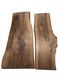 Nussbaumholz Walnussholz Nussholz 89x27-34cm x 41-43mm 