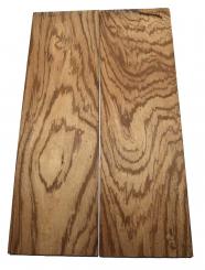 2x Zebrano Holz Brett Zebrawood rustikal 81x25cm x 22mm 