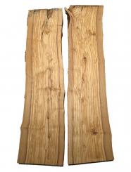 2x Olivenholz Brett Olivenbaum Holz 78x17-20cm x 26-27mm 