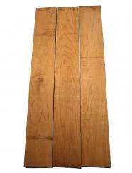 3x Kirschbaum Holz Kirschholz 92x13,5cm x 27-29mm C4 
