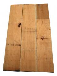 3x Kirschbaum Holz Kirschholz 102x20-21cm x 27-29mm C2 