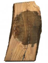 Oliven Holz Olivenholz Baumscheibe 55x22-28cm x 45-50mm 