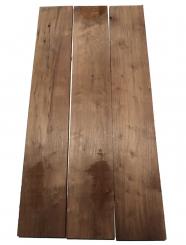 3x Nussbaumholz Walnussholz Brett 92x15cm x 24mm V4 