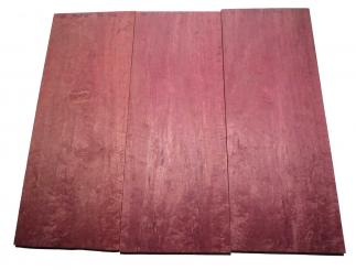 Amarant Pommele Holz Purpleheart wood 80x30,5-31cm x 22mm 