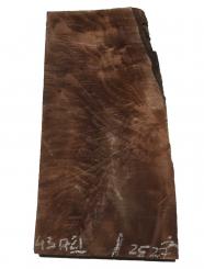 Nussbaum Holz Pyramide für Kleinteile 43x17-21cm x 25-27mm 