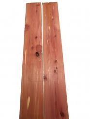 2x Aromatische Rotzeder Zeder Holz 117x17,5cm x 24mm 