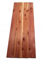 4x Aromatische Florida Zeder Holz 110x10,5-11cm x 24mm S2 