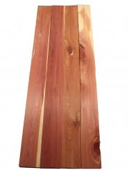 4x Aromatische Florida Zeder Holz 112x10-11cm x 24mm S3 