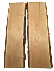 2x Robinienholz Akazienholz DIY Holz Akazie 76x21-24cm x 29mm 