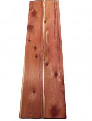 2x Aromatische Rotzeder Zeder Holz 111x15,5cm x 24mm 