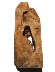 Oliven Wurzelholz Maser Epoxid Holz Drechseln 40x8-15cm x 80-84mm 