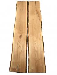2x Robinienholz Akazienholz DIY Holz Akazie 118x19-22cm x 29mm 