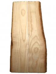 2x Eschenholz Brett Esche Holz Bohle 86x18-20cm x 22mm 
